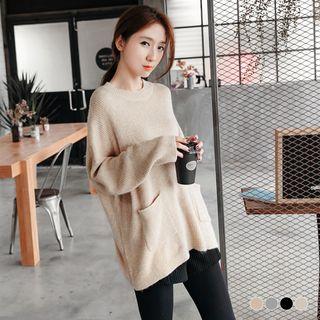 Dropped-sleeve Sweater