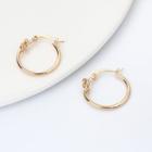 Knotted Hoop Earring