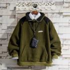 Half-zip Collared Fleece Sweatshirt