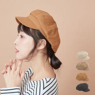 Canvas Plain Newsboy Cap