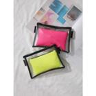 Transparent Belt Bag With Neon-color Pouch