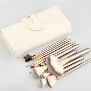 Makeup Brush Set (18 Pcs + Bag) 18 Pcs + Bag