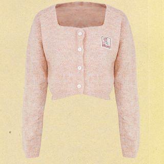 Color-block Knit Loose-fit Sweater Cardigan