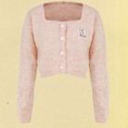 Color-block Knit Loose-fit Sweater Cardigan