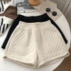 High-waist Thicken A-line Wide Leg Shorts