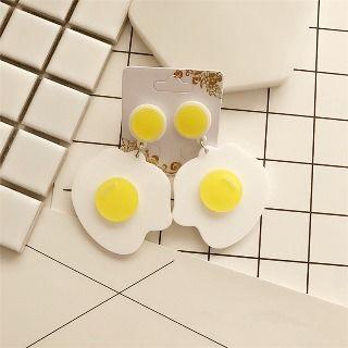 Poached Egg Drop Earrings