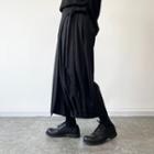 Wrap Cropped Wide Leg Pants