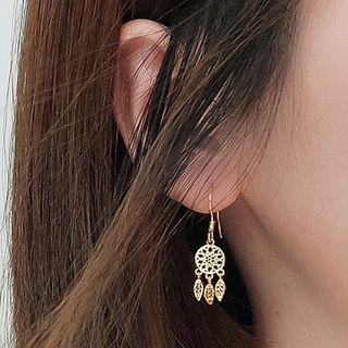 Dream Catcher Drop Earring / Clip-on Earring