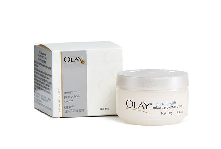 Olay - Natural White Moist Protection Cream 50g