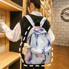 Set: Print Lightweight Backpack + Bag Charm