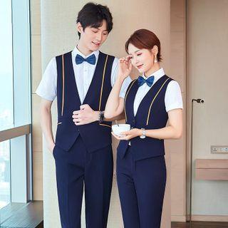 Single-breasted Vest / Dress Pants / Set