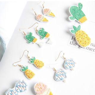 Embroidered Dangle Earring Diy Sewing Kit