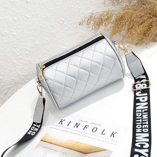 Lettering Panel Crossbody Bag