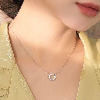 Hoop Pendant Necklace / Gift Box / Set