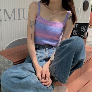 Knit Camisole Top Camisole Top - Purple - One Size