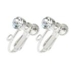 Rhinestone Clip-on Earrings