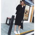 Set: Loose-fit Sweater + Skirt