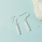 Bar Drop Earring 1 Pair - Silver - One Size