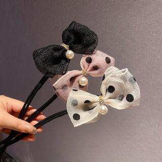 Cz Ribbon Hair Piece