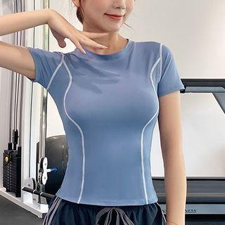 Lines Short-sleeve Sports Top