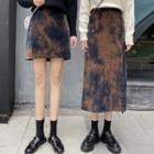 Dye Print Mini A-line Skirt / Midi A-line Skirt