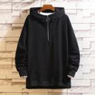 Plain Zip Sweatshirt