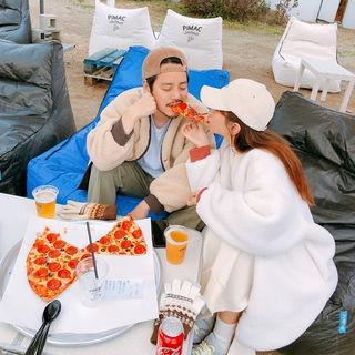 Couple Reversible Sherpa Fleece Jacket