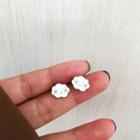 Cloud Alloy Earring 1 Pair - White - One Size