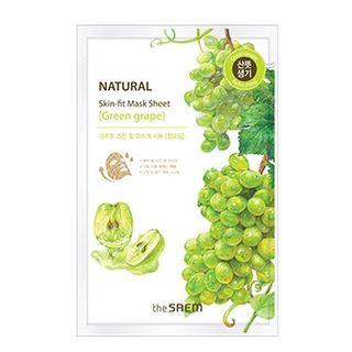 The Saem - Natural Skin Fit Mask Sheet (green Grape) 1pc