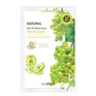 The Saem - Natural Skin Fit Mask Sheet (green Grape) 1pc