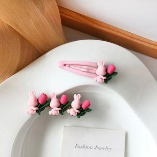 Rabbit Tulip Hair Clip