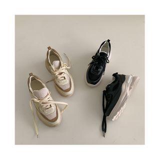 Hidden-heel Mesh Running Sneakers