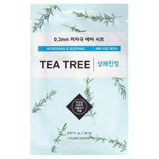 Etude House - 0.2 Therapy Air Mask 1pc (23 Flavors) Tea Tree