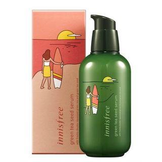 Innisfree - Green Tea Seed Serum #pink 160ml (2018 Eco Hankie Limited Edition) 160ml