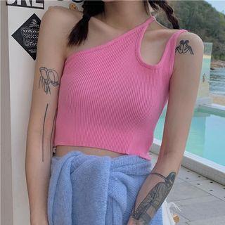 Asymmetrical Knit Camisole Top