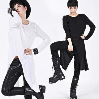 Slit-hem Long T-shirt