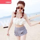 Ruffle 2-piece Swimdress
