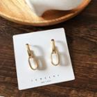 Sterling Silver Chain Drop Earring 1 Pair - Gold - One Size
