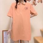 Two-tone Loose-fit Polo Shirt