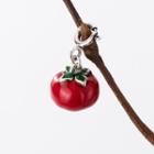 Tomato Pendant 1 Pc - S925 Silver - Red - One Size