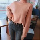 High-neck Over-fit Sweater