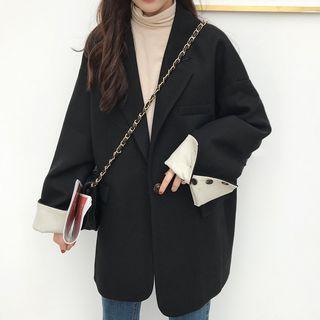 Two-tone Boxy Blazer