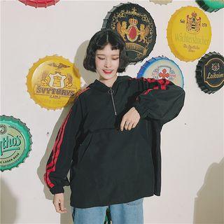 Contrast Trim Windbreaker