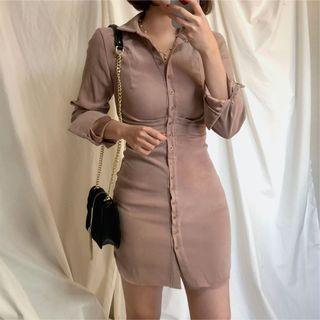 Mini Sheath Shirtdress