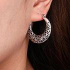 Perforated Hoop Earring 6750 - One Size