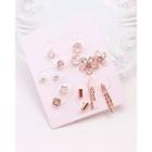 Various Ear Stud Set (14pcs) One Size