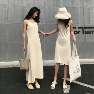 Knit Spaghetti Strap Dress / Tank Dress