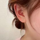 Tulip Alloy Earring Set Of 6 - Tulip - Pink & Beige & Gold - One Size