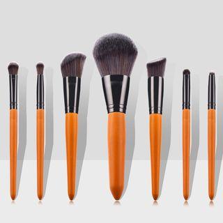 Set Of 7: Makeup Brush T-07-070 - 7 Pcs - Wood - One Size