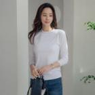 Frill-trim Plain Top
